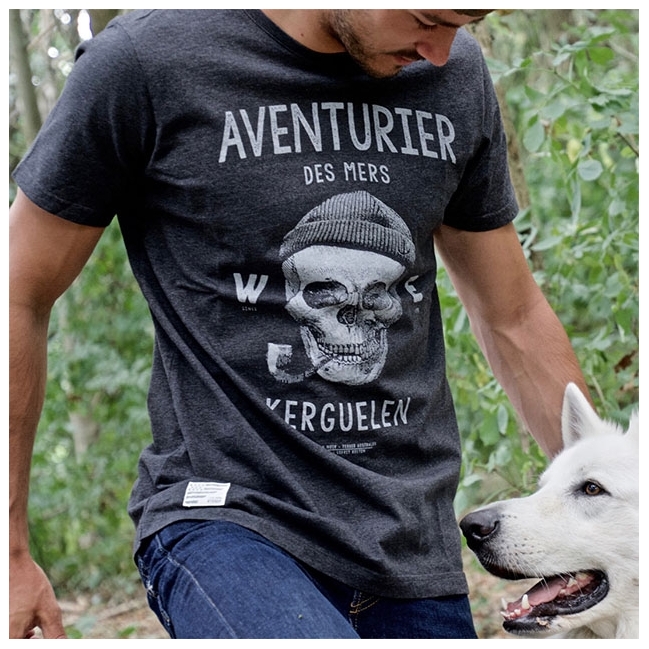 T-shirt Aventurier des Mers - Gris anthracite - STERED