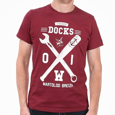 T-shirt Docks - Rouge Oriental