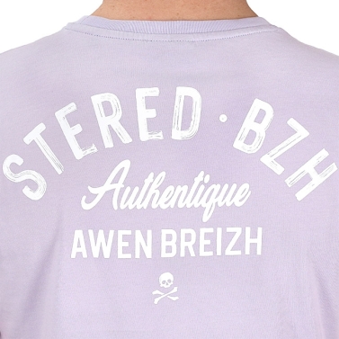 T-shirt BZH Authentique - Lilas