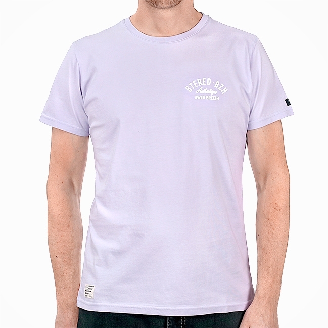 T-shirt BZH Authentique - Lilas