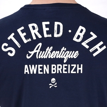 T-shirt BZH Authentique - Marine