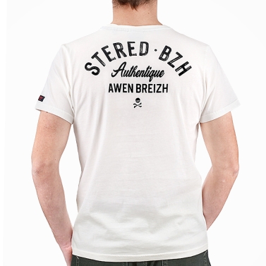 T-shirt BZH Authentique - Écru