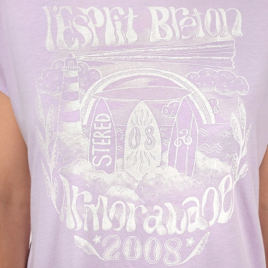 T-Shirt Femme L'Esprit Breton - Lilas