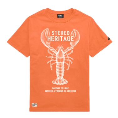 T-shirt Enfant Héritage Breton - Orange