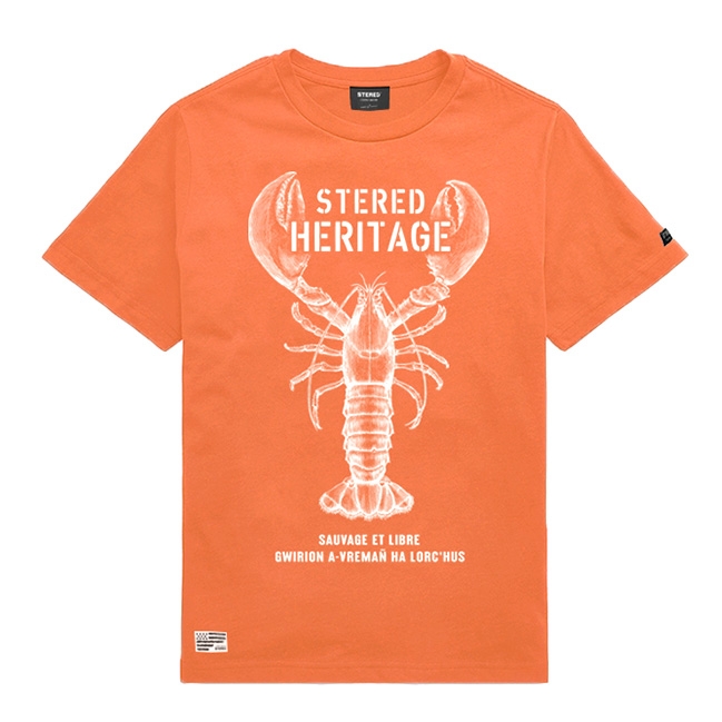 T-shirt Enfant Héritage Breton - Orange