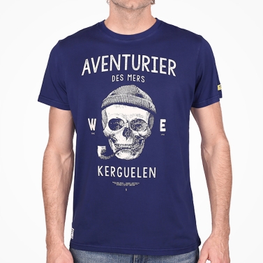 T-shirt Aventurier des Mers - Bleu Océan