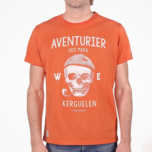 T-shirt Aventurier des Mers - Orange