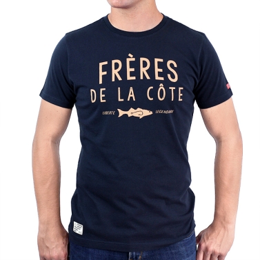 T-shirt Frères de la côte - Marine