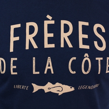 T-shirt Frères de la côte - Marine