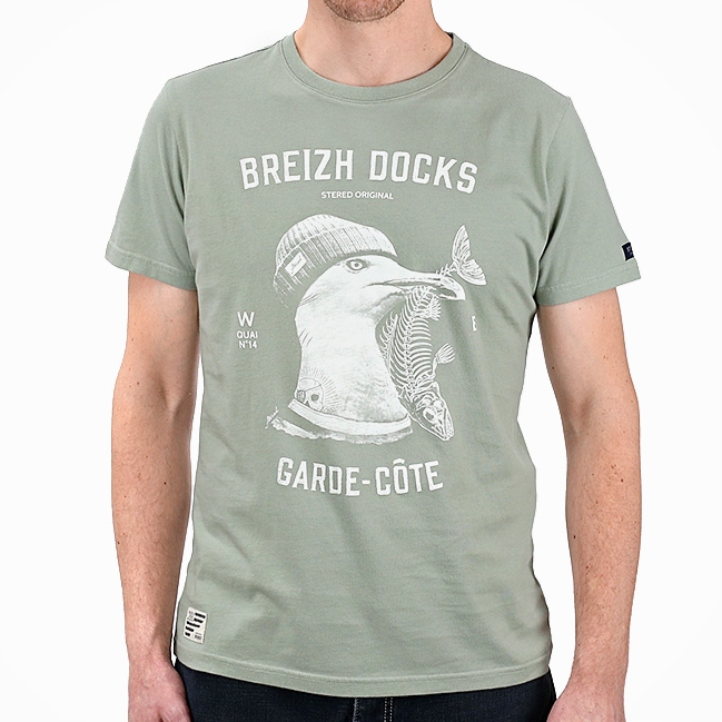 T-shirt Garde-Côte - Vert Olivier