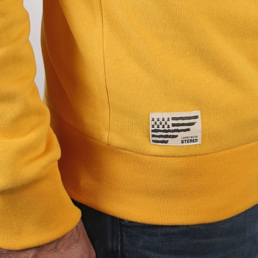 Sweat à capuche Héritage Breton - Jaune caraïbe