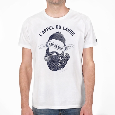 T-shirt L'Appel du Large - Blanc