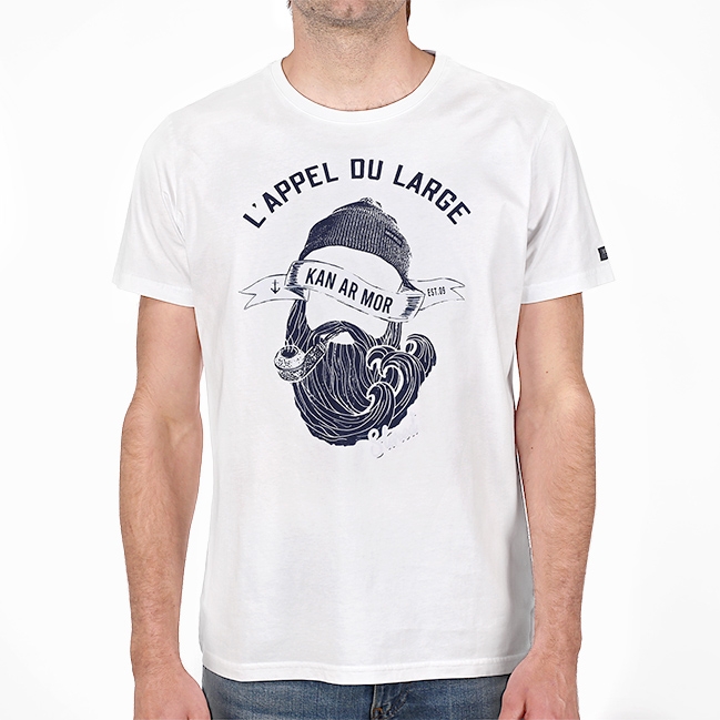 T-shirt L'Appel du Large - Blanc