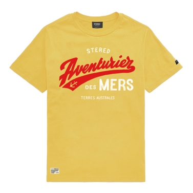 T-shirt Enfant Aventurier Terres Australes - Jaune