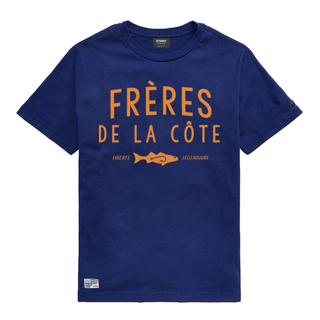 T-shirt Enfant Frères de la Côte - Bleu Océan