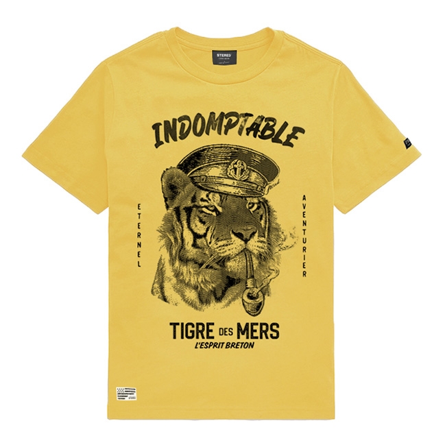 T-shirt Enfant Tigre des Mers - Jaune