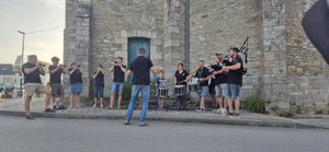 Réalisation des polos du Bagad Gregam de Grand-Champ
