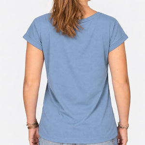 T-shirt Femme Défense Sous-Marine - Denim