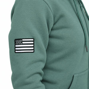 Veste sherpa Héritage vintage - Vert