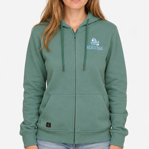 Veste zippée Femme Eternel - Vert