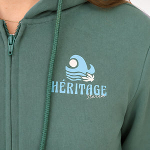 Veste zippée Femme Eternel - Vert