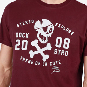T-shirt STERED Explore - Prune