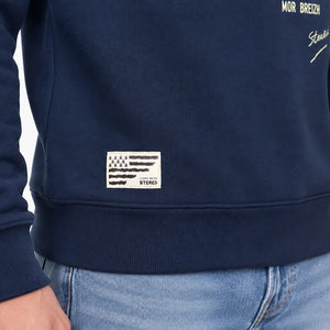 Sweat à capuche Aventurier Pesk Bleu marine