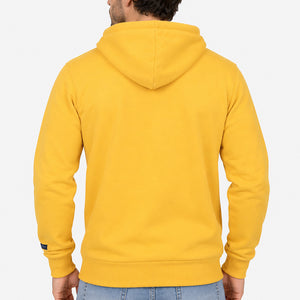 Sweat à capuche Aventurier Pesk jaune