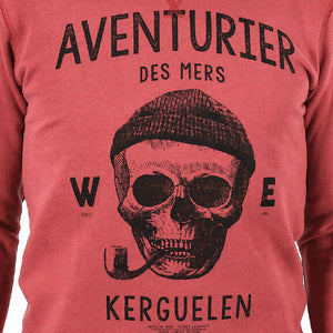 Sweat-shirt Aventurier des Mers - Brique