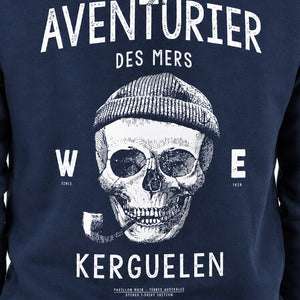 Sweat-shirt Aventurier des Mers - Marine