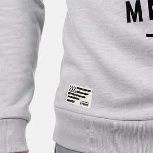 Sweat à capuche Breizh Motorcycle Klub - Gris chiné