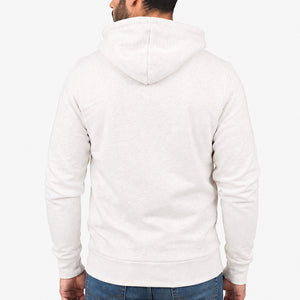 Sweat à capuche Startijenn Drapeau - Écru chiné