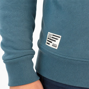 Sweat à capuche Breizh Surfer - Pétrole