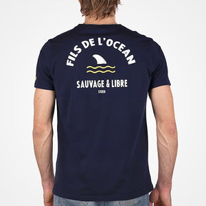 T-shirt Fils de l'Océan Marine