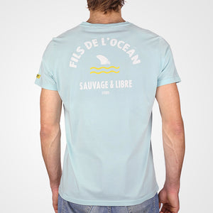 T-shirt Fils de l'Océan Menthe Homme STERED