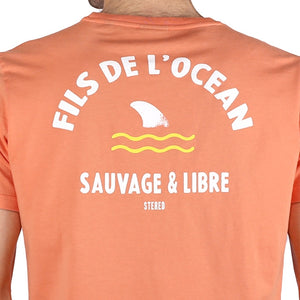 T-shirt Fils de l'Océan Orange