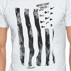 T-shirt Gwenn ha du Blanc