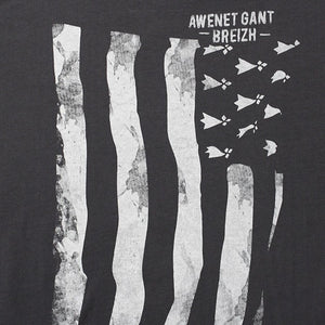 T-shirt Gwenn ha du Gris Plomb