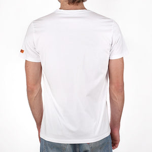 T-shirt marin vaillant blanc