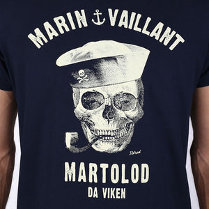 T-shirt Marin vaillant marine