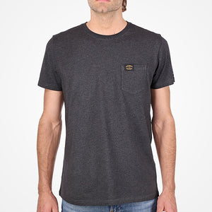 T-shirt poche cœur anthracite Homme STERED
