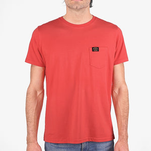 T-shirt poche cœur rouge Homme STERED