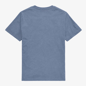 T-shirt Défense sous marine enfant bleu denim