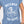 T-shirt Col V Défense sous-marine bleu-denim