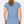 T-shirt Col V Défense sous-marine bleu-denim