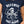 T-shirt Col V Défense sous-marine bleu-marine