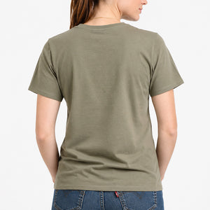 T-shirt Femme Aventurière Terres Australes - Kaki 