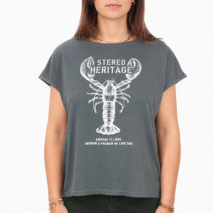 T-shirt Femme Héritage Breton - Kaki Urban fmme stered