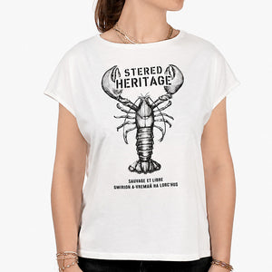 T-shirt Femme Héritage Breton - Écru