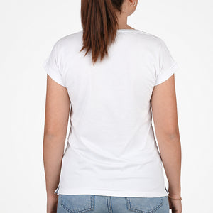 T-shirt Femme L'Authentique Awen Breizh - Blanc